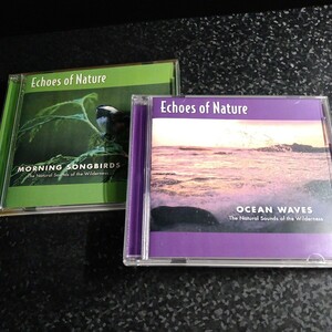 e（まとめて 2CD セット）Echoes of Nature Ocean Waves Morning Songbirds 朝の小鳥たち　波の音　癒やし系　ヒーリング