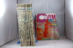 * magazine FUJITSU personal computer information magazine Oh!FMo-!ef M 1987 year 1 month ~12 month monthly together 12 pcs. set Japan SoftBank 