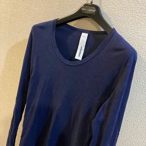 attachment アタッチメント 2 カットソー シャツ ネイビー