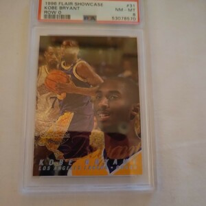  super ultra rare 96-97 Flair Showcase Kobe Bryantko- Be Brian toSSP RC Row0 #31 Lakers NBA Legend HOF super Star PSA8
