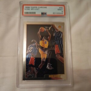 PSA9超激レア 98-99 ToppsChrome KobeBryant コービーブライアント SP ＃68 Lakers NBA レジェンド HOF スーパースター デザインかっこいい