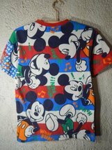 ｎ8962　DISNEY　RESORT　ディズニー　リゾート　半袖　tシャツ　ミッキー　マウス　総柄　デザイン　人気　送料格安_画像6