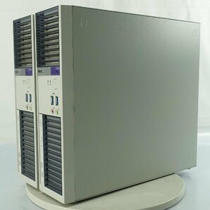 2台セット OS無し NEC ファクトリコンピュータ FC-P33W-S1/Xeon E3-1225 v5/メモリ4GB/HDD無/デスク PC パソコン N051007Hの画像2