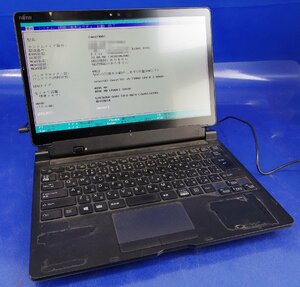 OS無AC有訳有 13.3型 FUJITSU ARROWS Tab Q738/SB FARQ19001/Core i5-7300U/メモリ4GB/HDD無/タブレット ノート fujitsu F051407K