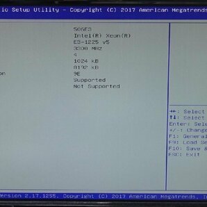 2台セット OS無し NEC ファクトリコンピュータ FC-P33W-S1/Xeon E3-1225 v5/メモリ4GB/HDD無/デスク PC パソコン N051008Hの画像7