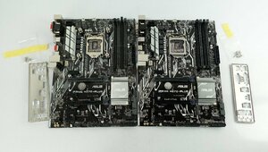 2台set【BIOS起動OKとジャンクのセット】 マザーボード ASUS PRIME H270-PLUS ATX LGA1151 DDR4 パソコン 周辺 基盤 エースース N050903H