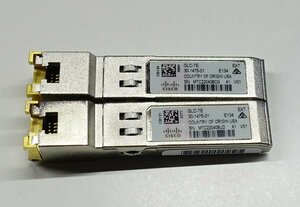 クリックポスト 2本セット Cisco シスコ GLC-TE cisco 30-1475-01 SFP モジュール トランシーバ ネットワーク スイッチ HUB S051314