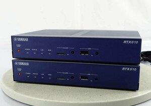 2台セット 初期化済 YAMAHA RTX810 ギガアクセス VPN ルーター ネットワーク ブロードバンド ルータ ヤマハ S051301