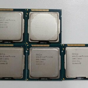 5個セット【ジャンク】Intel CPU i7-3770 3.40GHz/3770K 3.50GHz/LGA1155/PCパーツ デスク クリックポスト N050901の画像1