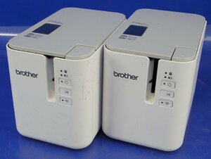 【2台セット】訳あり通電確認のみ brother P-touch PT-P900W ラベルプリンタ ブラザー 印刷 F051003