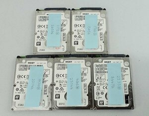 クリックポスト 5個セット HGST HTS545050A7E680 HTS725050A7E630 500GB HDD 2.5インチ/SATA/日立 ハードディスク S050710