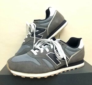 ★新品★NB ニューバランス　人気のクラシックタイプML373グレー（OA2）25.5