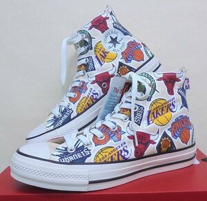 ★2023秋冬★CONVERSE ALL STAR (R) NBA HI(オールスター（R）NBA）オフホワイト25.5