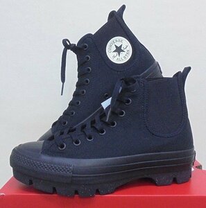 ★2023秋冬★CONVERSE ALL STAR (R) SIDEGORE CHUNK HI(オールスター（R）サイドゴアチャンク）ブラック25.5