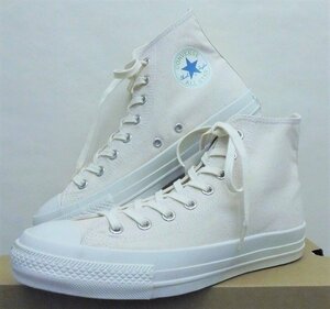 ★新品★CONVERSE ALL STAR MUSENSHOKU-CANVAS EC HI（コンバース オールスター　ムセンショクキャンバス　ＥＣ）キナリ24.5