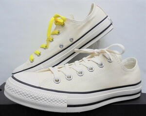 ★2022春夏★CONVERSE ALL STAR BURNT COLORS OX （オールスター　バーントカラーズ）オフホワイト30.0