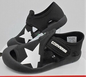 ★2019新品★コンバース KID’S CVSTAR SANDAL（キッズ　ＣＶスター　サンダル）ブラック19.0