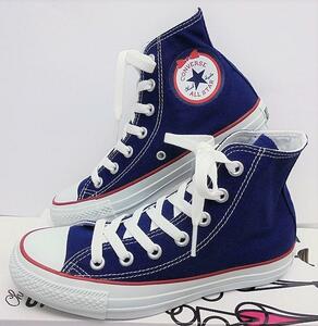 ★コンバース★CONVERSE ALL STAR RIBBONPATCH HI (オールスター　リボンパッチ）ネイビー23.0