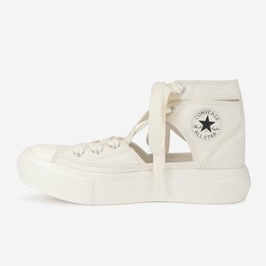 ★2022秋冬★CONVERSE　ALL STAR LIGHT PLTS GHILLIE HI (オールスター　ライト　ＰＬＴＳ　ギリー　ＨＩ)ホワイト24.0