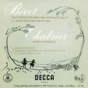 [CD/Decca]ビゼー:子供の遊び&「美しきパースの娘」組曲他/E.リンデンベルグ他&パリ音楽院管弦楽団 1953他