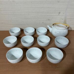 有田焼 湯呑み 湯呑 和食器 急須 茶道具 茶器 茶器セット 煎茶道具 湯飲み 10客セット 亀田ホタル