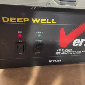 バッテリーチャージャー まとめ DEEP WELL 岡田商事 Vertex Meltec SC650 Daisy SL-3 通電確認済 バッテリー充電器 12V 車用品 中古品の画像4