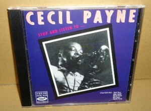 Stop & Listen to.. Cecil Payne 中古CD セシル・ペイン ジャズサックス Clark Terry Bennie Green Duke Jordan Charlie Persip Ron Carter