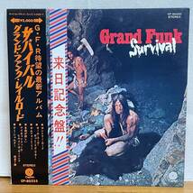 BE13【LPレコード】　'71 帯付国内初回盤　GRAND FUNK RAILROAD / SURVIVAL_画像1