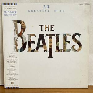 BD03【LPレコード】帯付　The Beatles(ビートルズ)「20 Greatest Hits(20グレイテスト・ヒッツ)」LP（12インチ）/Odeon(EAS-91047)/ロック