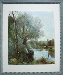 作者不詳 絵画 風景画 アートポスター １９世紀の風景 送料無料
