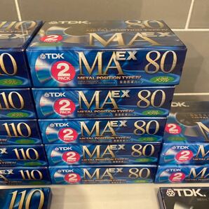 【未開封 】TDK カセットテープ メタルテープ MAEX-110 11本 MAEX-90 10本 MAEX-80 10本 MAEX-74 5本 METAL POSITION TYPEIV 計36本の画像4