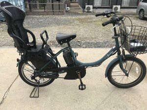 K14 б/у велосипед с электроприводом 1 иен прямые продажи! Yamaha Pas ba Be XL синий задний детское кресло имеется инструкция имеется рассылка Area внутри. стоимость доставки 3800 иен . доставка 