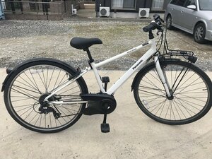 M5 present condition. .. used electric bike 1 jpy outright sales! Panasonic Velo Star white delivery Area inside is postage 3800 jpy . we deliver 