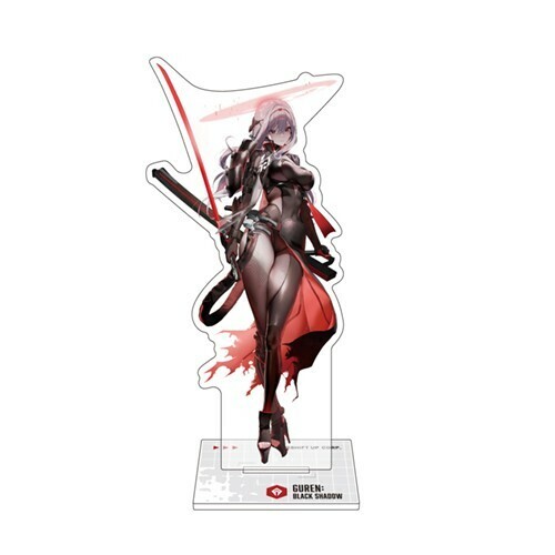 勝利の女神:NIKKE アクリルスタンド 紅蓮 ブラックシャドウ Goddess of Victory Acrylic Stand Figure Guren Scarlet Black Shadow