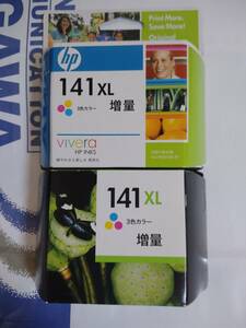 純正 インク hp141XL 3色カラー×2 ヒューレットパッカード