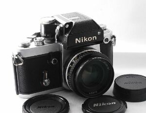 【中古美品】ニコン Nikon F2 フォトミック　シルバー + レンズ Nikon Ai-s Nikkor 50mm 1:1.8_Y248181