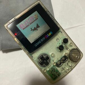 送料無料 GBC ゲームボーイカラー 本体 クリア ジャンク CGB-001 GAMEBOY COLOR GB NINTENDO ニンテンドー 任天堂 GAME BOY ゲームボーイ