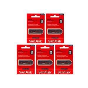 【新品未開封】SanDisk USBメモリー 16GB ５個セット 送料無料