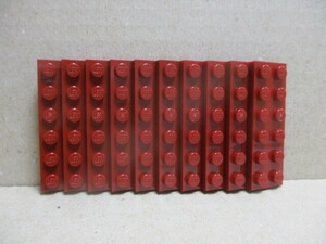 レゴ　パーツ　2×6プレート　ダークレッド10個　新品
