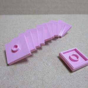レゴ パーツ 2×2プレート 4→1プレート ライトピンク10個 新品の画像1