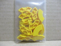 レゴ　パーツ　×2カーブタイル　黄20個　新品_画像2