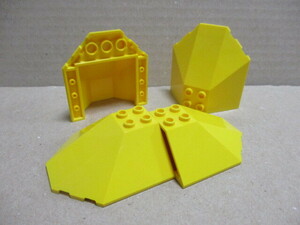 レゴ　パーツ　コクピットカバー　黄4個　新品