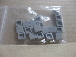 Lego детали 1×1 плитка светло-серый 20 шт новый товар 