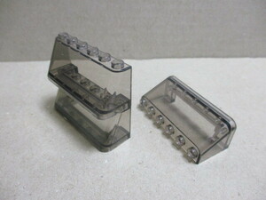 レゴ　パーツ　2×6×2フロントガラス　トランスブラック3個　新品