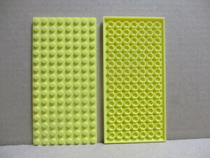 レゴ　パーツ　8×16プレート　ブライトライトイエロー2個　新品