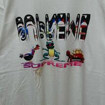 シュプリーム supreme 白 半袖シャツ Tシャツ USA製 Ｍサイズ_画像7