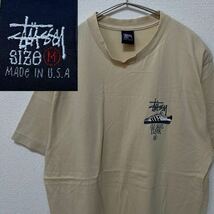 ステューシー STUSSY 古着 Tシャツ 半袖 半袖Tシャツ スニーカー Ｍサイズ USA製 紺タグ_画像1
