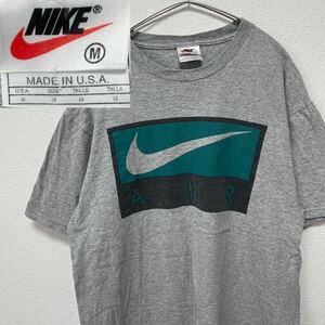 ナイキ NIKE 半袖Tシャツ Tシャツ 半袖 グレー USA製 90s Ｍサイズ