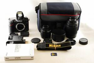 〓極美級〓 ニコン Nikon D7200 超望遠 Wレンズセット ★ ダブルレンズセット ♪