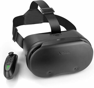 VRゴーグル スマホ用 Ninonly VRヘッドセット 瞳孔/焦点調節可 VRメガネ ブルーライトカットレンズ 約120°超視野角 800度近視適用 DD0021